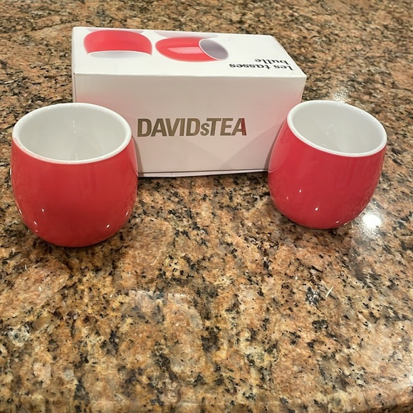 David's Tea set of 2 bubble 8 oz teacups dishwasher & micro safe - with box - Picture 2 of 7